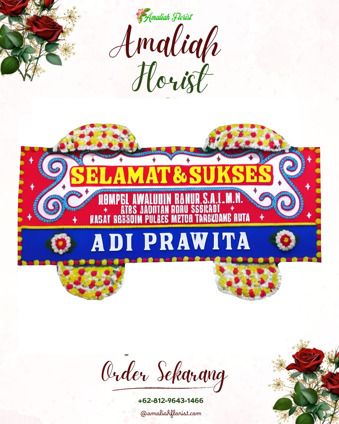 Papan Bunga Ucapan Selamat Pulosari