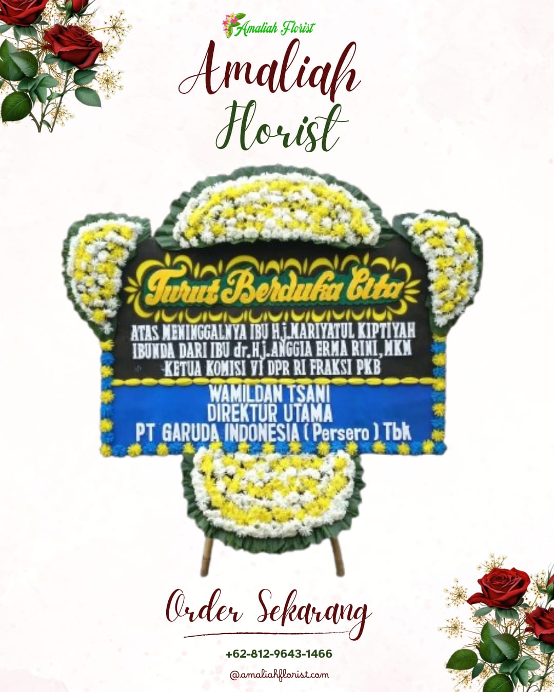 Papan Bunga Duka Pulosari